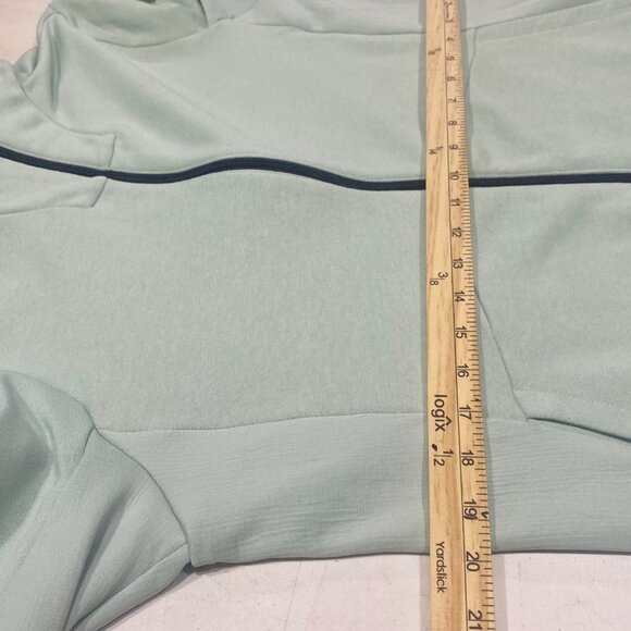 Adidas Womens Mint Green Full-Zip Jacket L/G Lightweight Casual Sweatshirt - Picture 9 of 12